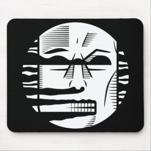 Der dunkle Mann Mousepad