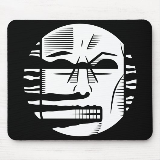 Der dunkle Mann Mousepad (Vorne)