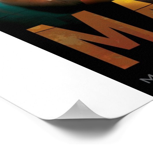 Der dunkle Mann Poster (Ecke)