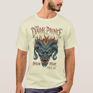 Der dunkle Prinz: Vintage 80er Rock-Tour T-Shirt