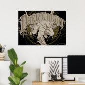 Der dunkle Ritter Poster (Heimbüro)