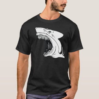 Der dunkle T - Shirt der Haifisch-Männer