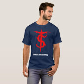 Der dunkle T - Shirt der Männer (Vorne ganz)