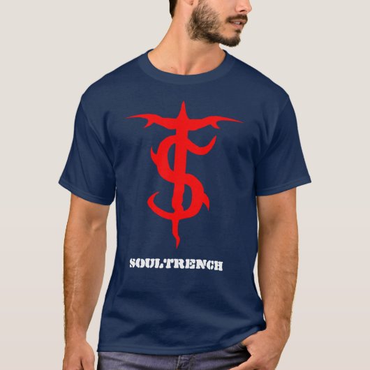 Der dunkle T - Shirt der Männer (Vorderseite)