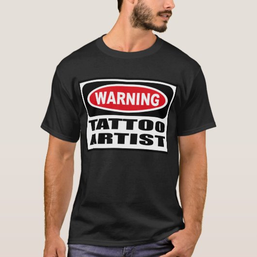 Der dunkle T - Shirt warnender (Vorderseite)