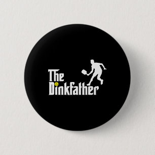 Der dunkle Vater Pickleball Vater Funny Pickleball Button