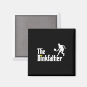 Der dunkle Vater Pickleball Vater Funny Pickleball Magnet (Vorderseite/Rückseite)