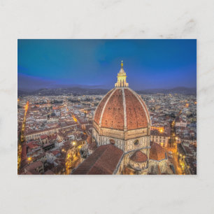 Der Duomo in Florenz, Italien Postkarte