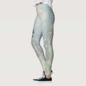 Der durch Kaffee angetriebene Rabe Leggings (Links)