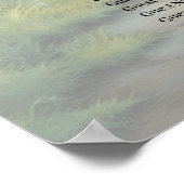 Der durch Kaffee angetriebene Rabe  Poster (Ecke)