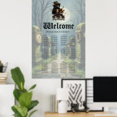 Der durch Kaffee angetriebene Rabe  Poster (Heimbüro)
