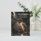 Der Durchbruch Dankeskarte (Stehend Vorderseite)