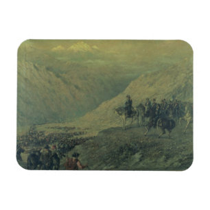 Der Durchgang der Anden im Jahre 1817 (Öl auf Magnet