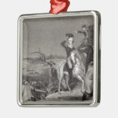 Der Durchgang des Delawares Silbernes Ornament (Links)