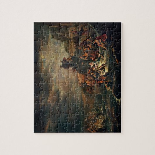 Der Durchgang des roten Meeres (Öl auf Leinwand) Puzzle (Vertikal)