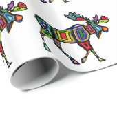 DER DURCHGANG FEST GESCHENKPAPIER (Rolleneckpunkt)