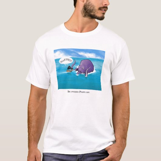 Der durchschnittliche Piratentag T-Shirt (Vorderseite)