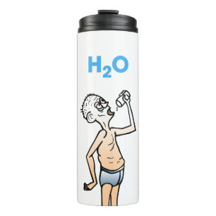Der durstige Mann Thermal-Tumbler Thermosbecher