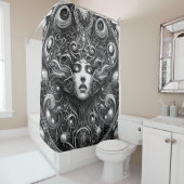 Der Duschvorhang aus schwarzem Album (Beispiel)