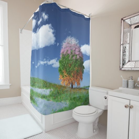 Der Duschvorhang der Saison (Beispiel)