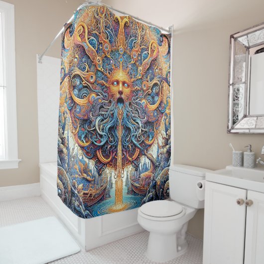 Der Duschvorhang der Sonne (Beispiel)