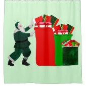 Der Duschvorhang des Santa-Dilemma (Vorderseite)