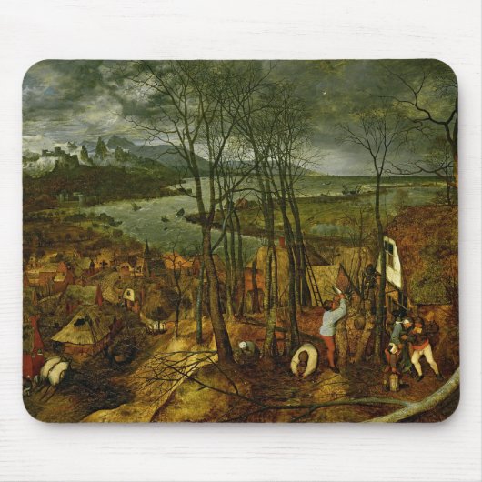 Der düstere Tag - Frühling, 1559 Mousepad (Vorne)