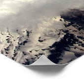 Der EA-6B Prowler und Mount Rainier Poster (Ecke)