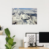Der EA-6B Prowler und Mount Rainier Poster (Heimbüro)