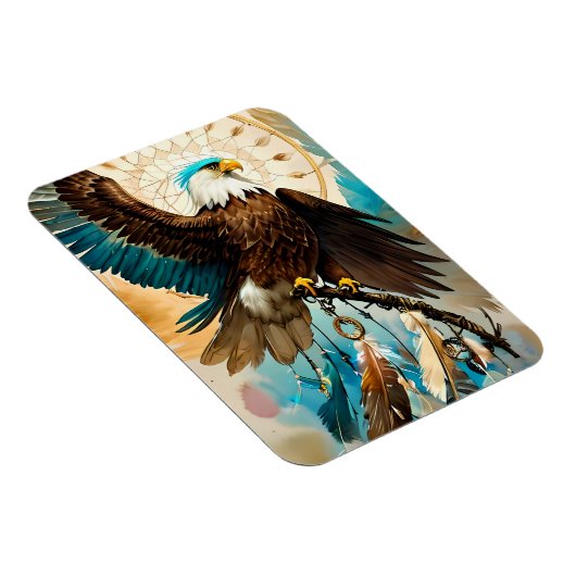 Der Eagle Dreamcatcher | Magnet (Rechte Seite)