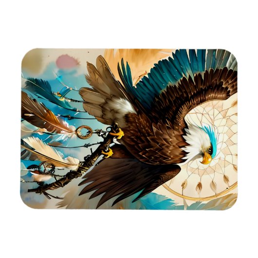 Der Eagle Dreamcatcher | Magnet (Horizontal)