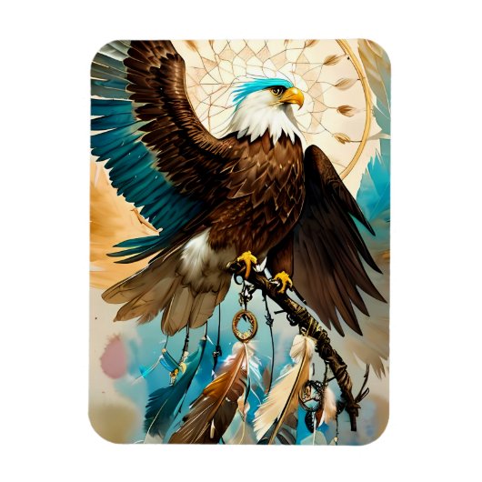 Der Eagle Dreamcatcher | Magnet (Vertikal)
