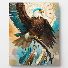 Der Eagle Dreamcatcher | Tabletop Plaque Fotoplatte