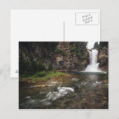 Der Eagle Falls aka Trick Falls in den zwei Postkarte (Vorne/Hinten)