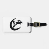 Der Eagle-Gepäckanhänger mit Lederband Gepäckanhänger (Vorderseite horizontal)