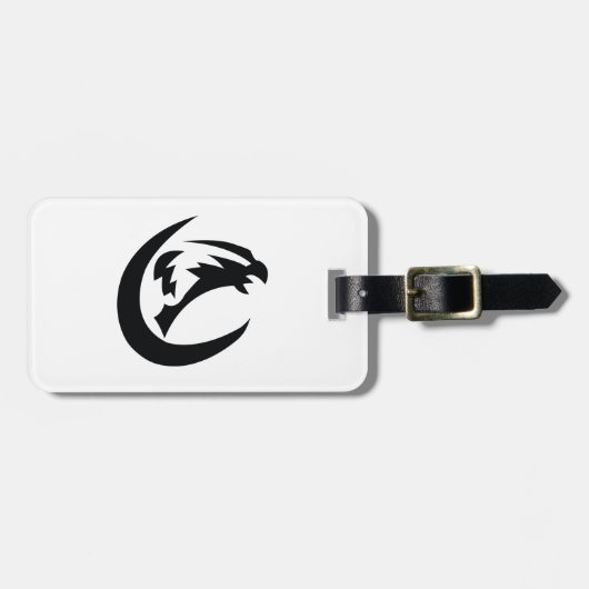 Der Eagle-Gepäckanhänger mit Lederband Gepäckanhänger (Vorderseite horizontal)