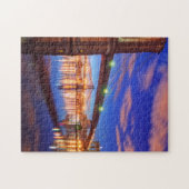 Der East River, Brooklyn-Brücke, Manhattan Puzzle (Horizontal)