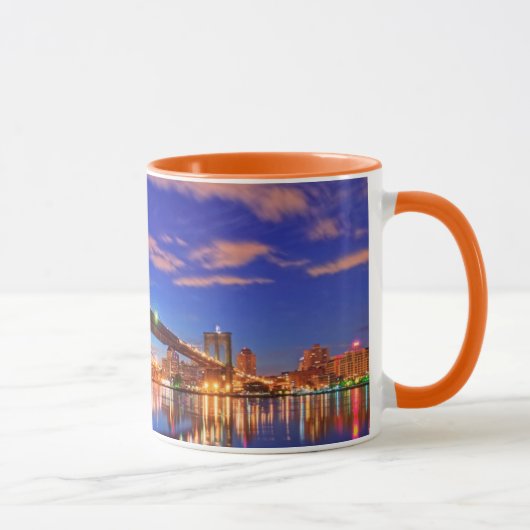 Der East River, Brooklyn-Brücke, Manhattan Tasse (Rechts)