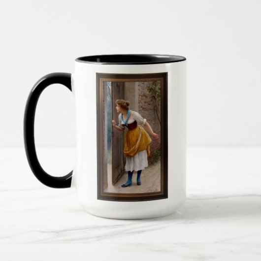 Der Eavesdropper von Eugen von Blaas Tasse (Links)