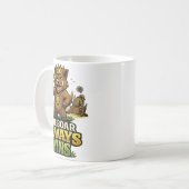 Der Eber gewinnt immer Kaffeetasse (Vorderseite Links)