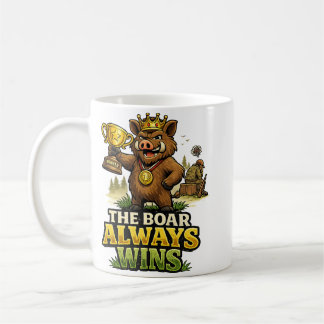 Der Eber gewinnt immer Kaffeetasse