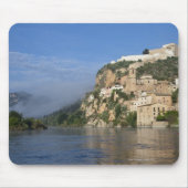 Der Ebro (Ria Ebre); Templar Schloss; früh Mousepad (Vorne)