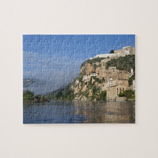 Der Ebro (Ria Ebre); Templar Schloss; früh Puzzle (Horizontal)