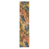 Der echte Baumherbst verlässt den Tischläufer (Vorderseite)