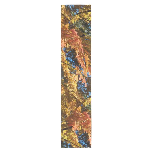 Der echte Baumherbst verlässt den Tischläufer (Vorderseite)