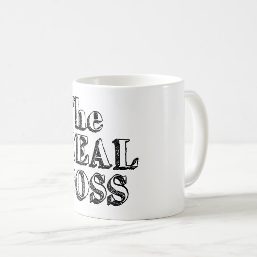 Der echte Boss Kaffeetasse (VorderseiteRechts)