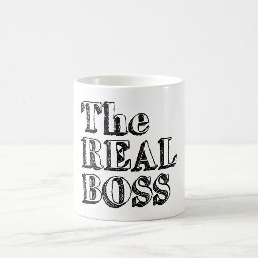 Der echte Boss Kaffeetasse (Mittel)