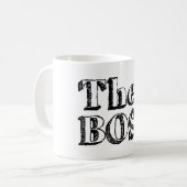 Der echte Boss Kaffeetasse (Vorderseite Links)