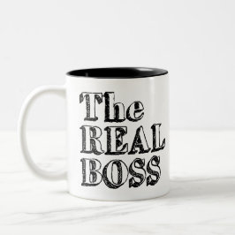 Der echte Boss Zweifarbige Tasse