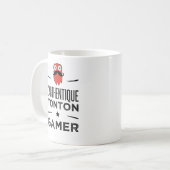 Der echte Onkel Gamer Kaffeetasse (Vorderseite Links)